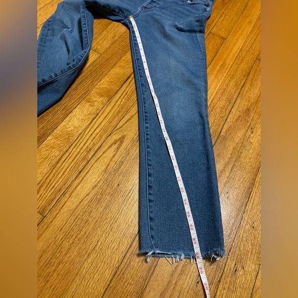 Evereve The Ever Straight High Rise Straight  Button Fly Denim Jeans Size 28 - Picture 3 of 9